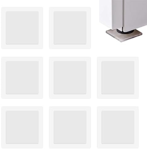 Antivibrationsmatte Waschmaschine Füße,Anti Vibrations Waschmaschinenunterstützung,Waschmaschine Füße Fußpolster,Universal Anti Vibration Waschmaschine Füße,Für Waschmaschinen,Sofas,Couchtische,8 pcs