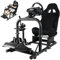 Dardoo G29 Racing Simulator Cockpit mit Sitz Passend für Logitech/Thrustmaster/Fanatec G25 G27 G29 G920 G923 T300RS TX,Base für PS4,PC Lenkradständer ohne Räder und Pedale