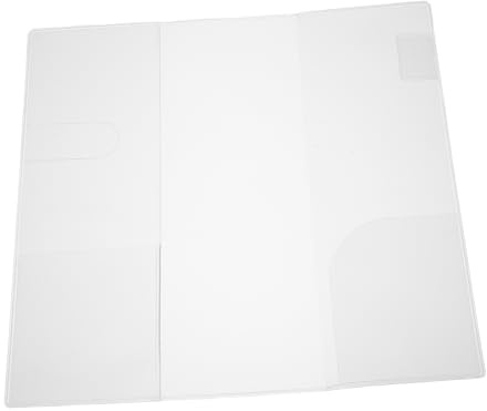 HAPINARY Couverture De Livre Transparente Housse Antidérapante En Pvc Pour Cahiers Et Agendas Ajustement Pour Weeks Protecteur Rigide Élégant Pour Carnets Et Journaux