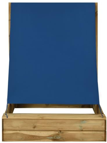 Generico Sabbiera con Tetto 160x100x133 cm Legno di Pino Impregnato,Giochi e Giocattoli,Attrezzatura Gioco per Esterni,Sabbiere-3059957
