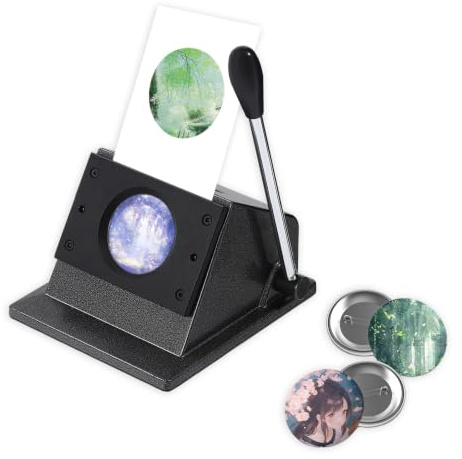 Machine à boutons - 58 mm - Pour badges et miroirs