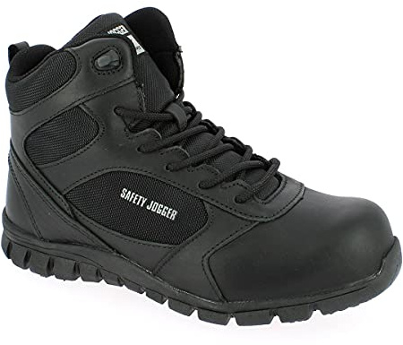 SAFETY JOGGER Taktischer Stiefel Herren oder Damen - Dragon - Sicherheitsschuhe fur Sicherheitspersonal, Carbon Zekenkappe, Zwischensohle, rutschfest und Waserdicht, Metallfrei, EU 45