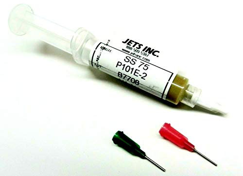 JTS Silber-Lötpaste Hart 75% Silber 1/4 Troy Ounce Spritze Lötpaste SS75 Made in USA