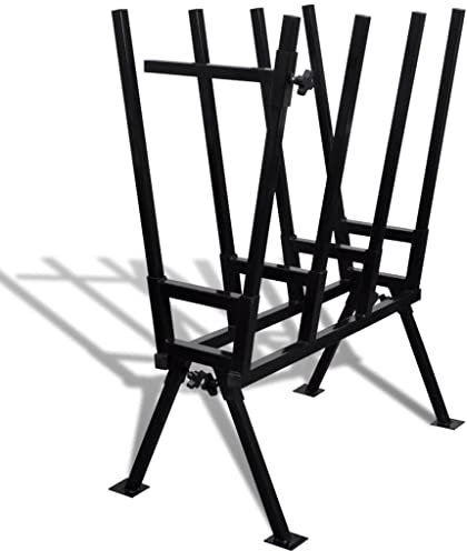 RAUGAJ Tools-Chevalet de sciage revêtu par poudre noire pour le travail du bois