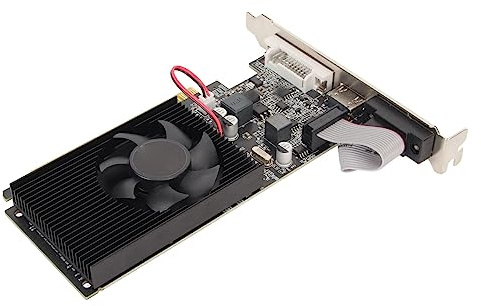 Kontorsdator GT210-kort, stöd for VGA DVI-portar, 1G DDR3 64bit 589 500MHz Frequency GT210-datorkort