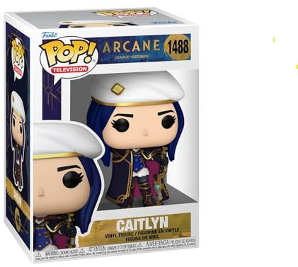 Funko Pop! Animation: Arcane: League of Legends - Caitlyn - Arcane: League of Legends - Figura de Vinilo Coleccionable - Idea de Regalo - Mercancia Oficial - Juguetes para Niños y Adultos - TV Fans