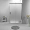 Box Doccia Angolare 70x100 cm - Cabina Doccia con Porta Scorrevole Vetro Temperato 6mm,Opaco e Anticalcare con Profilo in Alluminio Cromato e Chiusura Magnetica - Facile da Installare e Pulire