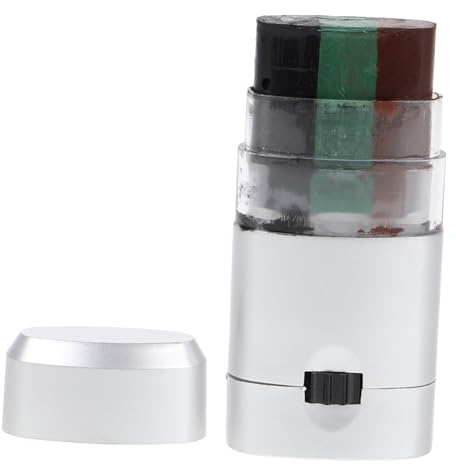 DIYEAH Peinture De Camouflage Trois Couleurs Pour Visage Kit De Maquillage Pour Événements Sportifs Fêtes Garçon Fille Et Chasse Stick De Peinture Faciale Pour Cosplay Et Spectacles