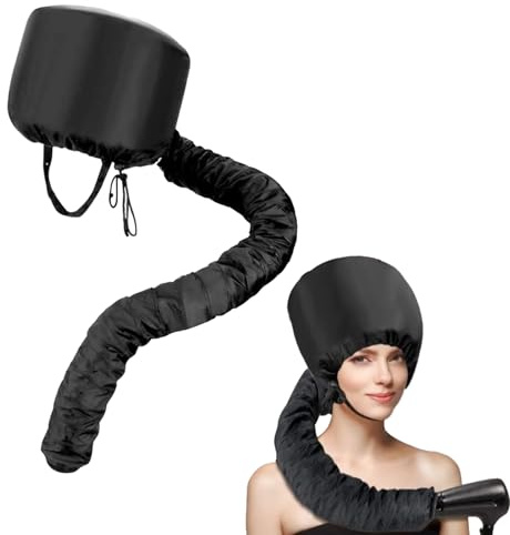 1 Stück Bonnet Seche Cheveux,Casque de Séchage pour Sèche-Cheveux,Casque pour Séchage Cheveux,Capot de Séchage Réglable,Sèche De Capot Pour Le Style De Séchage Curling Conditionnant En Profondeur.