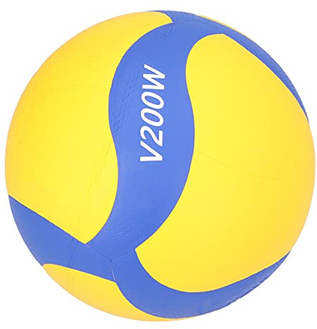 Luocute Volleyboll, Standardstorlek 5 Mjuk Inomhusvolleyboll Utomhus med Låg Slagkraftig Design och Hållbar PU-yta, för Träningsspel Beach Play Gym Competition