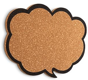 ALLboards Korktafel, CLOUD/Wolke 44×29 cm Korktafel Korkwand Pinnwand Kork