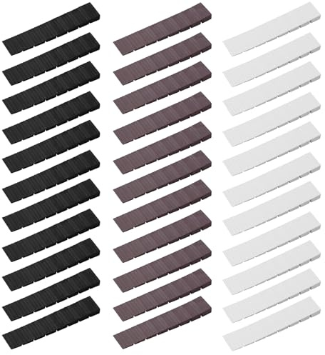 Confezione da 33 cunei di regolazione, cunei di compensazione, cunei in plastica, supporti di livellamento per mobili, cunei inferiori, cunei di allineamento per mobili regolabili, per sedie da