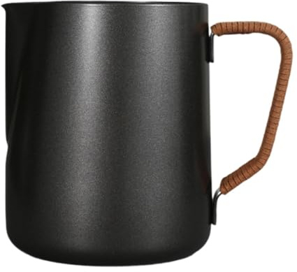 LOVIVER Coppa d'arte di latte espresso, brocca brocca schiuma di latte, pentola più calda per latte, facile da pulire, caffettiera, strumento di arte latte, 1000 Ml