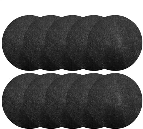 Generisch 10 Stück Gewebte Baumschutzringe, Dicker Baumschutz Mulchring, Atmungsaktives Tuch, Zur Unkrautbekämpfung Und Zum Wurzelschutz, Langlebig Und Wiederverwendbar, Durchmesser: 32cm