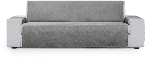 Eysa Housse de canapé 3 Places Pratique et antitache Gris Design Genna