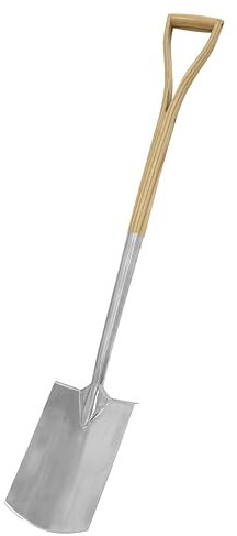Premier GTWH015 Bêche à Creuser en frêne certifié et Manche en Y et Lame en Acier Inoxydable