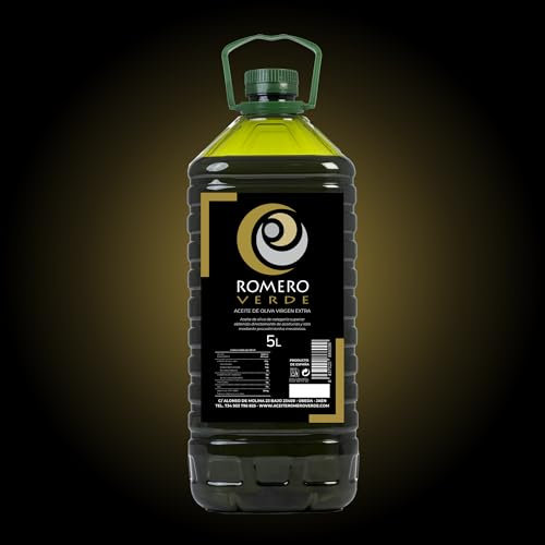 Aceite Romero Verde - Aceite de Oliva Virgen Extra. Garrafa 5L AOVE 100% 24/25