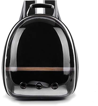 liaobeiotry Trasportino per pappagallo, borsa trasportino a zaino per uccelli, con capsula trasparente, traspirante, con visione a 360°, per animali domestici