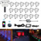 LED Bodeneinbaustrahler RGB 20er Set, Ø45mm WiFi Terrasse Einbauleuchten Kompatibel mit Amazon Alexa, Google Home, IP67 Wasserdicht App Steuerbar LED Außen Boden Licht für Küche Garten Treppen Balkon
