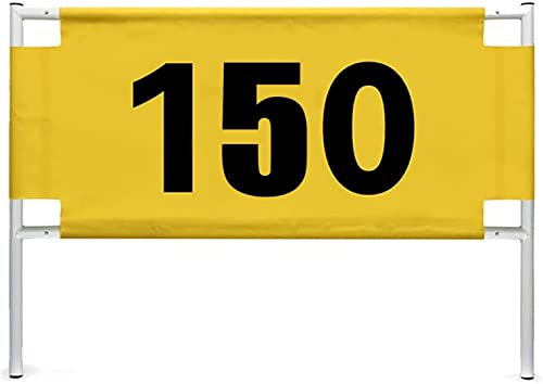 Golf-Entfernungsmesser-Distanzschild, Stahlrohr-Digitalschild 50–200, Digitale Leinwand-Driving-Range-Ausrüstung, Messung der Schwungdistanz, for Driving Range-Hinterhof (Size : 150m)