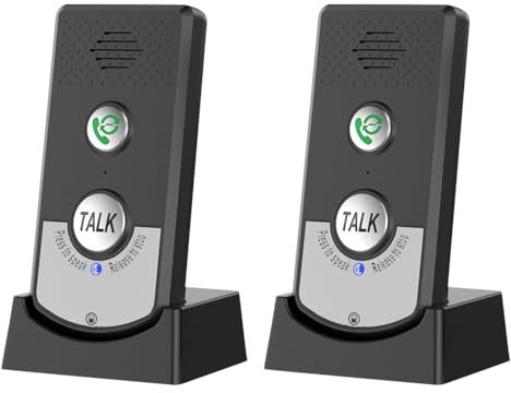 IXYHKB Interphone sans Fil, Système D'Interphone Interphone Vocal, Système D'interphone sans Fil Bidirectionnel étanche, pour Bureau, Maison, Personnes âgées