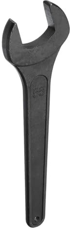 HARFINGTON Single Open Ended Spanner Wrench, 55mm, Thicken Carbon Steel Open End Wrench Tool for Automotive Repair and Furniture Assembly, Black