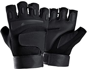ANDRESLAD Halbfinger Fahrradhandschuhe Herren XL Atmungsaktive Outdoor Handschuhe rutschfest Stoßdämpfend Verschleißfest Geeignet Für Mountainbiking Fitness Klettern Elastisch Und Komfortabe