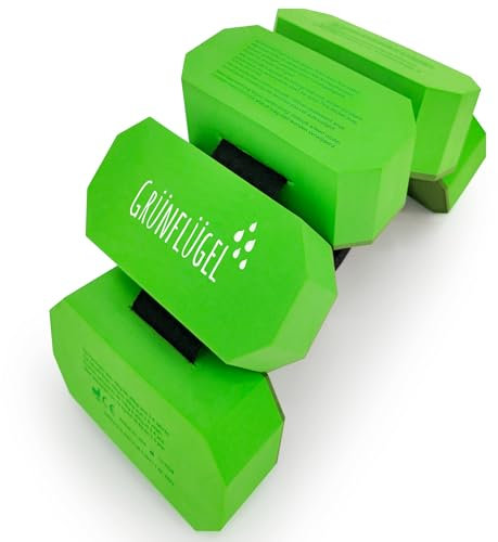 Grünflügel Cintura di nuoto galleggiante per bambini da 1 a 6 anni – Accessori nuoto per piscina, fitness e acquagym I Tenuta sicura & delicata sulla pelle I 19-60 kg I Cinture di nuoto per neonato