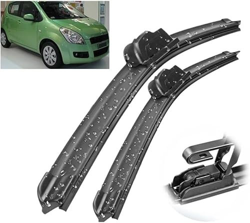 Escobillas limpiaparabrisas Delanteras para Suzuki Splash 2008-2014 - Kit de Alto Rendimiento, Visibilidad Superior en Carretera, fácil instalación, Hojas Planas