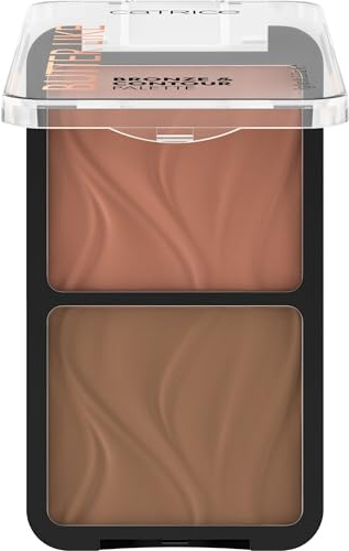 Catrice Butter Like Bronze & Contour Palette, lunga durata, definizione, risultato istantaneo, naturale, opaca (9g)