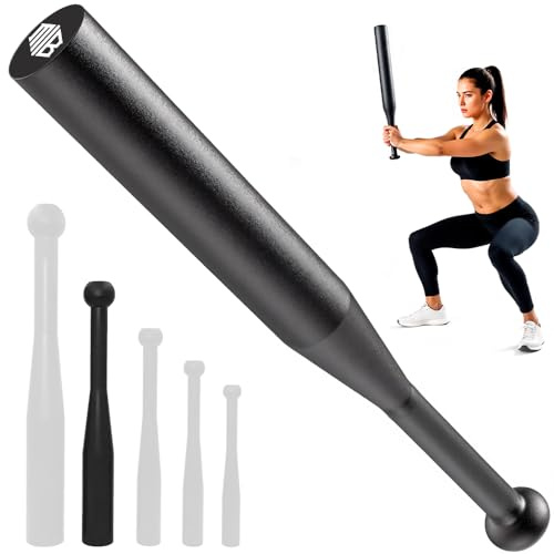 ManiBoom Mace Bell de Hierro Fundido - Maza Entrenamiento de FUERZA - Clubbell 4kg 6kg 8kg 10kg 12kg - Macebell para CrossFit, Fitness Pesas