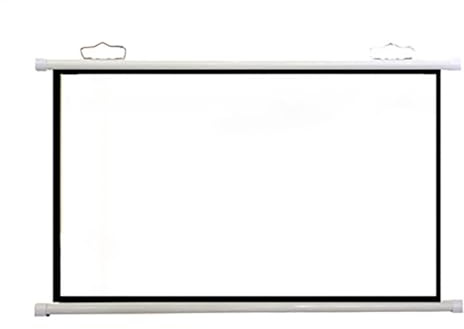 Manual Roll-Up Projector Screen, Indoor Outdoor Use, Ideal for Home Theater and Presentations