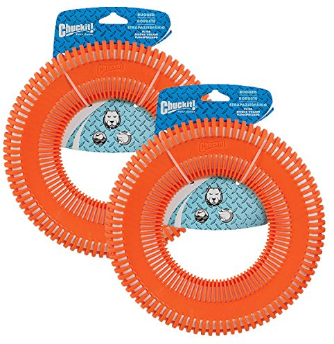 Chuckit! Rugged Flyer Dog Toy, Large (2 Pack)