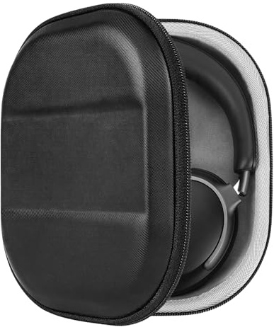 Geekria Shield Kopfhörer-Hülle kompatibel mit Bose QC35 II Gaming Headset, QuietComfort35 II, QuietComfort45, QCSE Hülle, Ersatz-Hartschalen-Reise-Tragetasche mit Kabelaufbewahrung (schwarz)