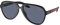 Prada Herren DG009R Sonnenbrille, Black Rubber/Blue, Einheitsgröße (Herstellergröße: 65)