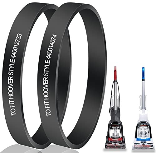 Vacuum Belts Replacement for Hoover PowerDash Pet Compact Carpet Cleaner, Replace Parts 440012733/440014074, Fit Models: FH50700, FH50750,FH50702, FH50703, FH50710 Carpet Cleaner
