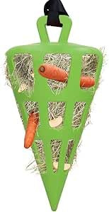Holland Animal Care - Hay Slowfeeder Fun&Flex Root - Ø 22 CM - Comedero lento caballo - Contra el deterioro del establo - Hasta 1 kg de heno - Verde
