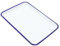 Luxshiny White Enamel Sheet Pan, Rectangular Serving Tray & Baking Roasting Pan Set of 2, Vintage Oven Tray for Home & Camping