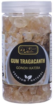 J J Crunch N Munch Edible Gum Crystals, 100% Natural, Gond katira, 250 Grams