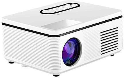 CIYODO Miniproyector Portátil USB Reproductor Multimedia para Cine Casa para Salas Pequeñas y Proyecciones Led