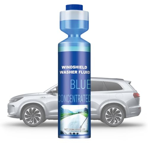 WJnflQN Detergente liquido per tergicristalli – 250 ml | Detergente per vetri contro la pellicola di olio, residui d'acqua