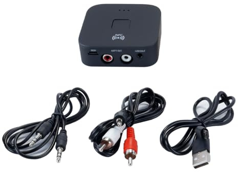 Hoite Bluetooth 5.0-mottagare – 3,5 mm ingång, NFC HiFi (för högtalare och stereosystem)