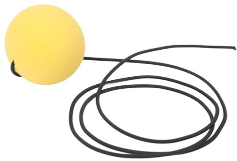 Palla da lacrosse sportiva Palla da massaggio elastica morbida in PVC con corda per allenamenti a rilascio miofasciale, giochi scolastici e pratica all'aperto, design durevole