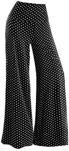 Arolina Pantalones palazzo elásticos de pierna ancha para mujer, informales, cómodos, de cintura alta, pantalones palazzo
