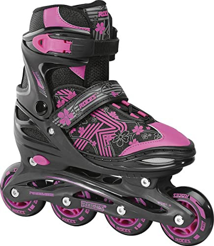 Roces Jokey 3:0 Inline Skates, Black-Pink, 30 EU