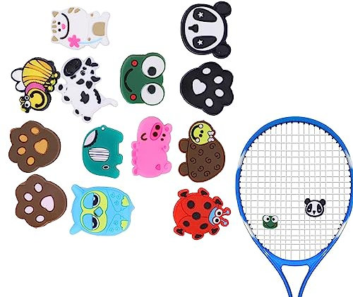 Lot de 13 amortisseurs de Tennis et Anti-Vibrations pour Raquettes de Sport pour Enfants