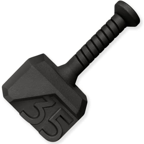 Yes4All Special Shape Hammer 35 lbs Kettlebell Anti Slip Handle Workout for Macebell Weights Exercises, Push up, Handle Grip Strength Training Equipment