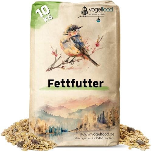 Samore Fettfutter für Wildvögel 10 kg Müslifutter Vogelfutter