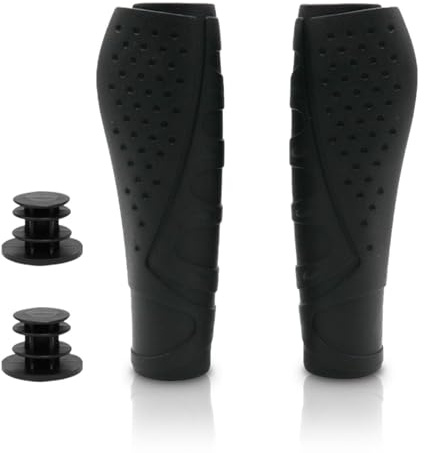 WUFGWBD 1 Pair Of Mountain Bike Handlebar Gloves, Bicycle Handlebar Covers, Straight Handlebar Covers, Universal Grip Covers, Threaded Anti-Slip Grip Covers, Cycling Accessories
