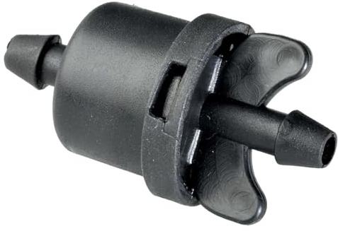 S&M 544118 – Gotero interlínea con caudal de 4 litros/Hora | Bolsa con 50 Unidades | Diámetro de conexión de 4 mm para microtubo de riego por Goteo